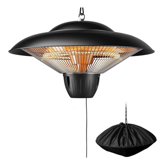 1500W Hanging Infrared Patio Heater with Chains for Outdoor Use
