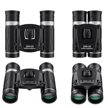 200x25 Zoom Mini Binoculars for Adults and Kids, Pocket Travel Use