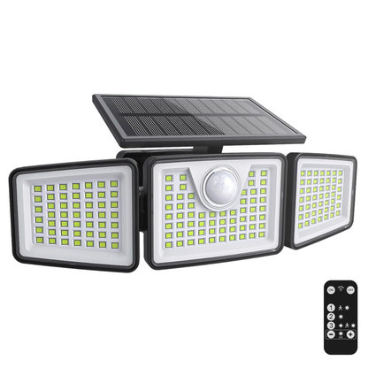 2500LM Solar Floodlight Outdoor with Motion Sensor and Remote
