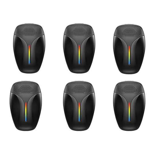 Plug-In Ultrasonic Pest Repellent 6 Pack with 20kHz–60kHz Outdoor Range