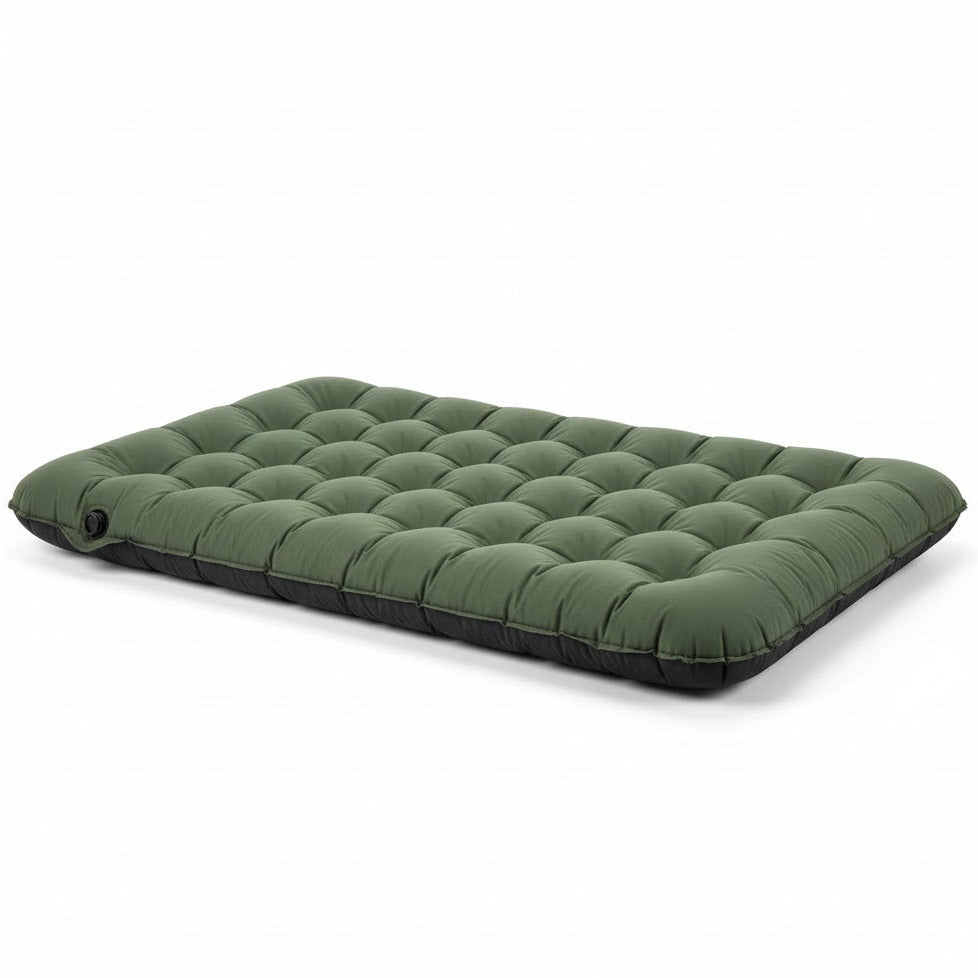 Self-Inflating Outdoor Mattress with Anti-Pierce Base